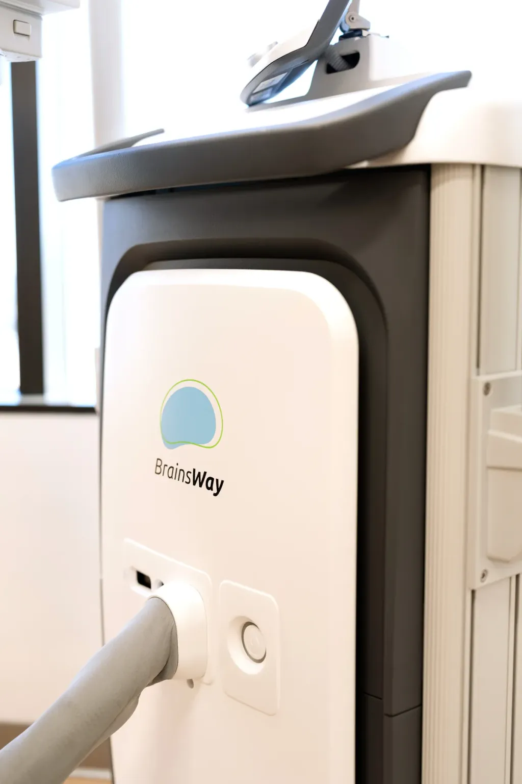 The BrainsWay Deep TMS system used at Breakthrough TMS in Glendale